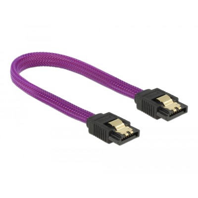 Delock SATA 6 Gb/s Cable 20 cm violet 2