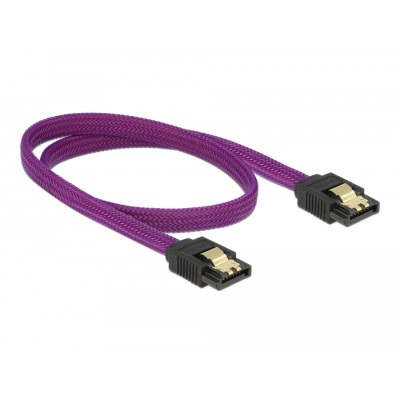 Delock SATA 6 Gb/s Cable 50 cm violet 2