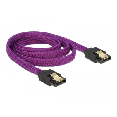 Delock SATA 6 Gb/s Cable 100 cm violet 2