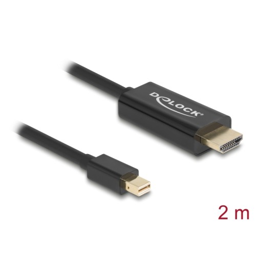 Delock Passive mini DisplayPort 1.1 to HDMI Cable 2 m
