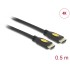 Delock Cable High Speed HDMI with Ethernet - HDMI-A male > HDMI-A male 4K 0.5 m