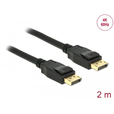 Delock Cable DisplayPort 1.2 male > DisplayPort male 4K 2 m