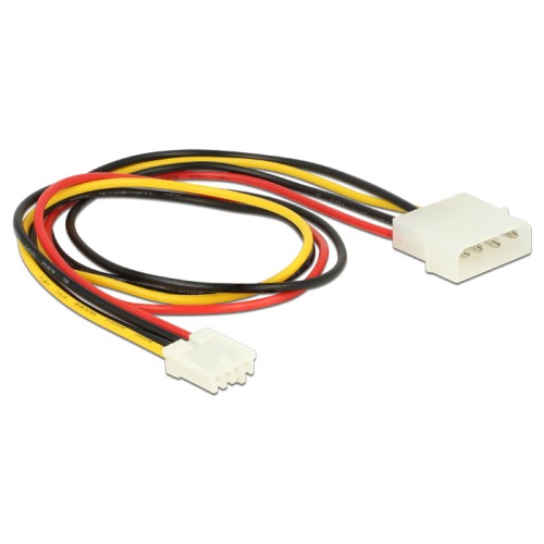 Delock Power Cable 4 pin male > 4 pin floppy female 40 cm