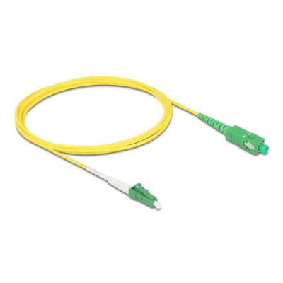 Delock Cable Optical Fibre LC-APC to SC-APC Simplex Singlemode OS2 2 m 2