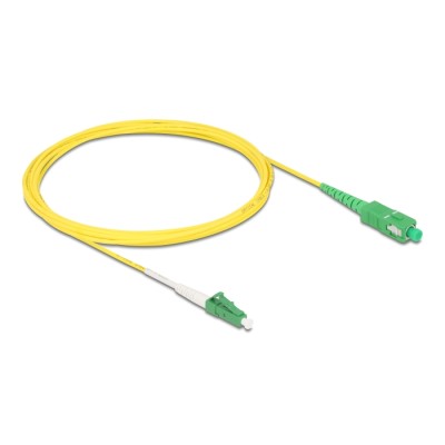 Delock Cable Optical Fibre LC-APC to SC-APC Simplex Singlemode OS2 3 m 2