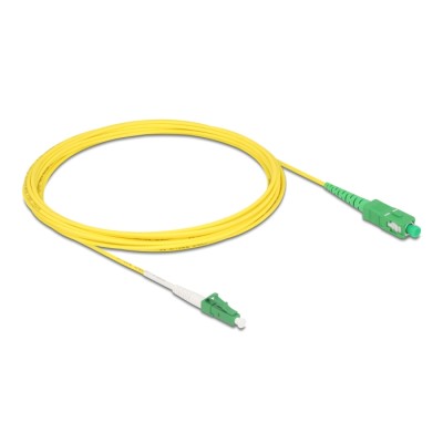 Delock Cable Optical Fibre LC-APC to SC-APC Simplex Singlemode OS2 5 m 2