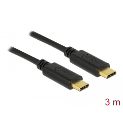 Delock USB 2.0 cable Type-C to Type-C 3 m 3 A
