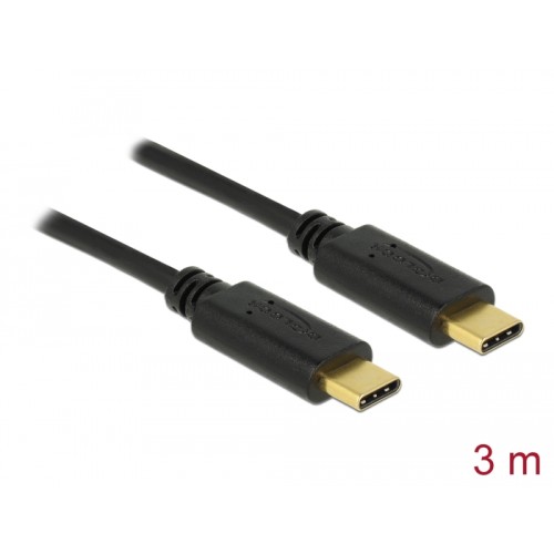 Delock USB 2.0 cable Type-C to Type-C 3 m 3 A