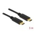 Delock USB 2.0 cable Type-C to Type-C 3 m 3 A
