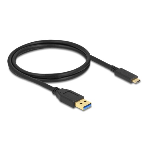 Delock SuperSpeed USB 10 Gbps (USB 3.2 Gen 2) Cable Type-A to USB Type-C™ 1 m
