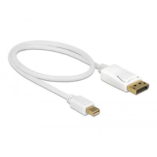 Delock Cable Mini DisplayPort 1.2 male > DisplayPort male 4K 60 Hz 0.5 m