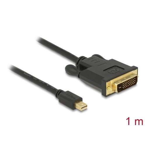 Delock Cable mini DisplayPort 1.1 male > DVI 24+1 male 1 m