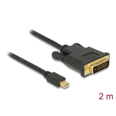 Delock Cable mini DisplayPort 1.1 male > DVI 24+1 male 2 m