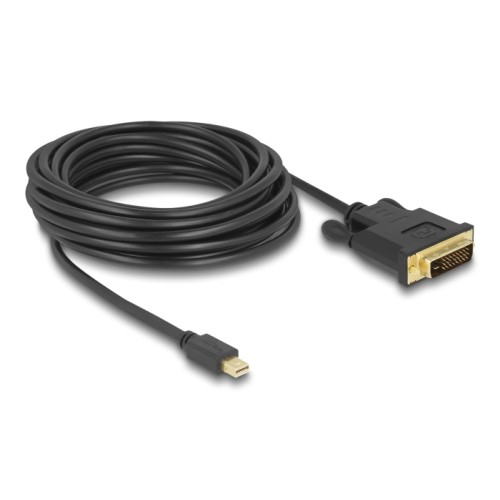 Delock Kabel mini DisplayPort 1.1 Stecker > DVI 24+1 Stecker 5 m