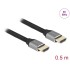 Delock Ultra High Speed HDMI Cable 48 Gbps 8K 60 Hz grey 0.5 m certified