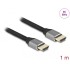 Delock Ultra High Speed HDMI Cable 48 Gbps 8K 60 Hz grey 1 m certified