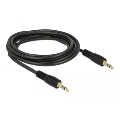 Delock Cable Audio DC jack 3.5 mm male / male 2.5 m 2