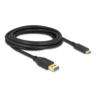 Delock SuperSpeed USB (USB 3.2 Gen 2) Cable Type-A to USB Type-C™ 3 m 2
