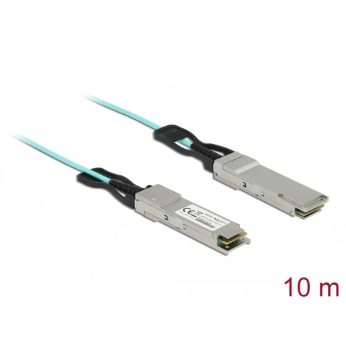 Delock Active Optical Cable QSFP+ 10 m