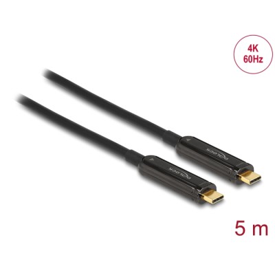 Delock Active Optical USB-C™ Video Cable 4K 60 Hz 5 m