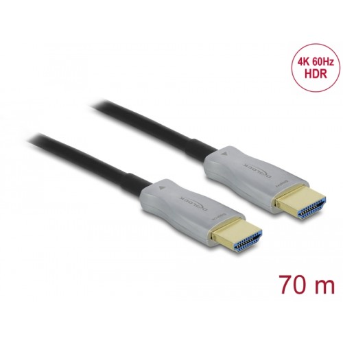 Delock Active Optical Cable HDMI 4K 60 Hz 70 m