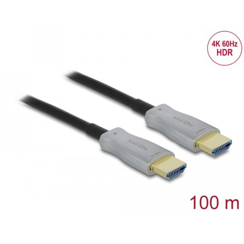 Delock Active Optical Cable HDMI 4K 60 Hz 100 m