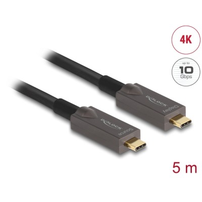 Delock Active Optical USB-C™ Video + Data + PD Cable 5 m