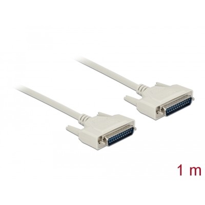 Delock Serial Cable D-Sub 25 male to male 1 m