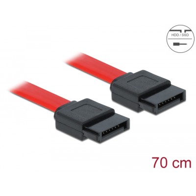 Delock SATA 3 Gb/s Cable 70 cm red