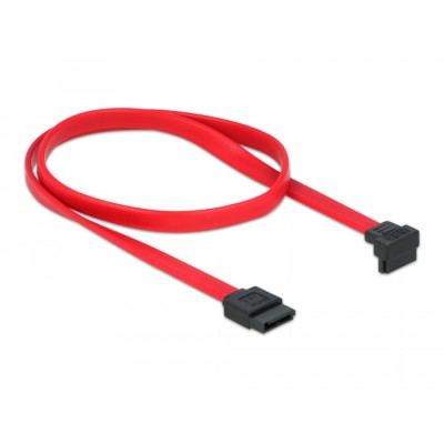 Delock cable SATA 50cm down/straight red 2
