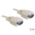 Delock Cable Serial RS-232 D-Sub9 male > RS-232 D-Sub9 male 3 m