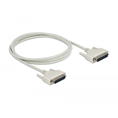 Delock Serial Cable D-Sub 25 male to male 2 m 2
