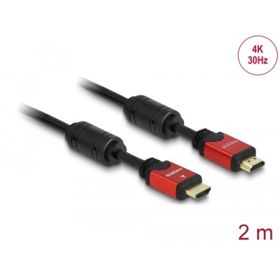 Delock HDMI cable 4K 30 Hz 2 m