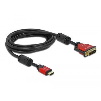 Delock HDMI zu DVI 24+1 Kabel bidirektional 3 m 2