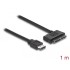 Delock Cable eSATAp  Micro SATA 16pin 1m