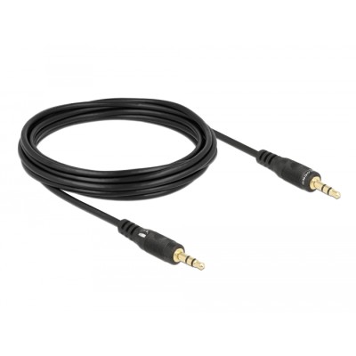 Delock Cable Audio DC jack 3.5 mm 3 pin male / male 5 m 2