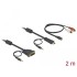 Delock Cable DVI - HDMI + Sound male-male 2 m