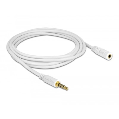 Delock Extension Cable Audio Stereo Jack 3.5 mm male / female 4 pin 2 m 2