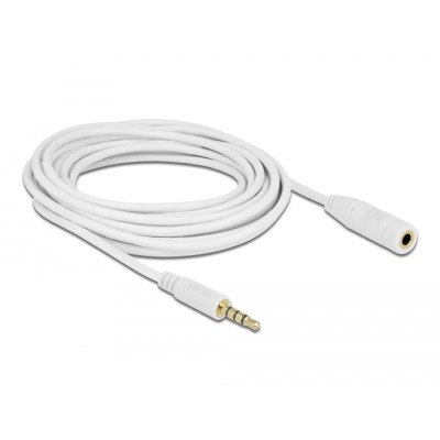 Delock Extension Cable Audio Stereo Jack 3.5 mm male / female 4 pin 5 m 2