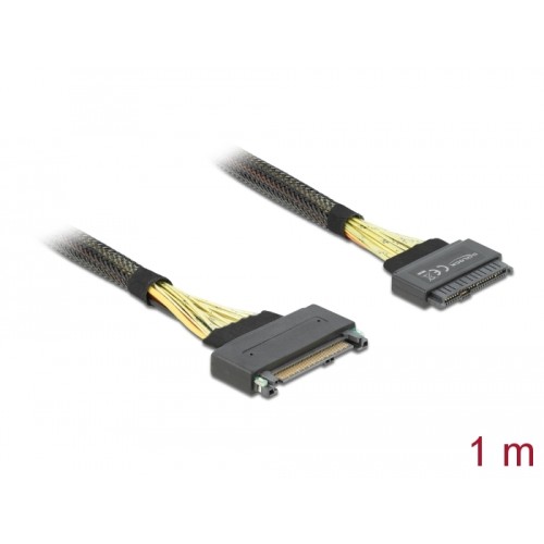 Delock Extension cable U.2 SFF-8639 male > U.2 SFF-8639 female 1 m