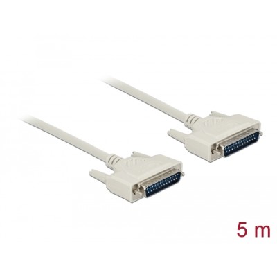 Delock Serial Cable D-Sub 25 male to male 5 m