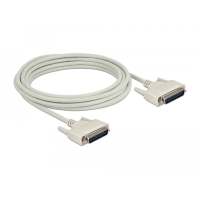 Delock Serial Cable D-Sub 25 male to male 5 m 2