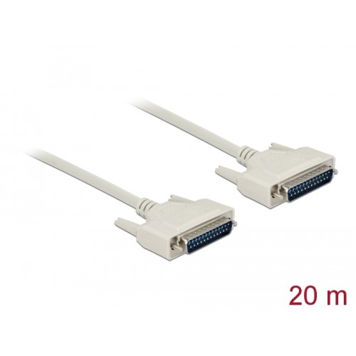 Delock Serial Cable D-Sub 25 male to male 20 m