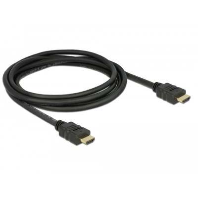 Delock Cable High Speed HDMI with Ethernet HDMI A male > HDMI A male 3D 4K 1 m 2