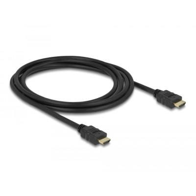 Delock Cable High Speed HDMI with Ethernet HDMI A male > HDMI A male 3D 4K 2 m 2