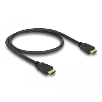 Delock Cable High Speed HDMI with Ethernet – HDMI A male > HDMI A male 4K 0.5 m 2