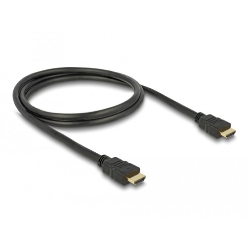 Delock Cable High Speed HDMI with Ethernet – HDMI A male  HDMI A male 4K 1.0 m