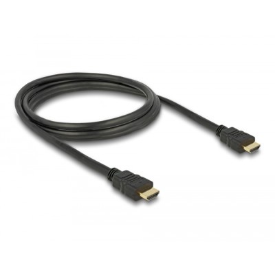 Delock Cable High Speed HDMI with Ethernet – HDMI A male > HDMI A male 4K 1.5 m 2