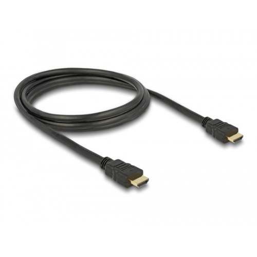 Delock Cable High Speed HDMI with Ethernet – HDMI A male  HDMI A male 4K 1.5 m
