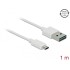 Delock Cable EASY-USB 2.0 Type-A male > EASY-USB 2.0 Type Micro-B male 1 m white
